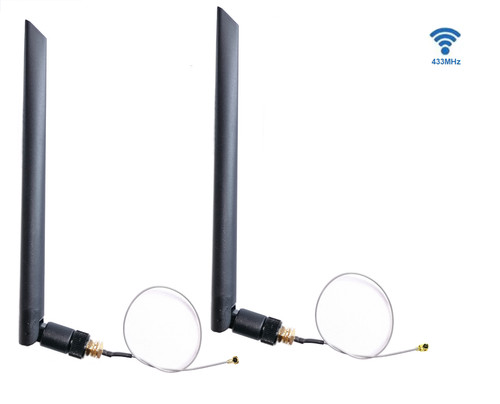 6dbi 433mhz antenna 20cm - , 20cm+u.fl