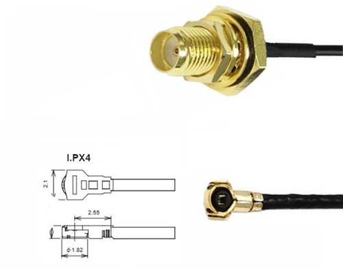 50ω pigtail adapter micro - pigtail,