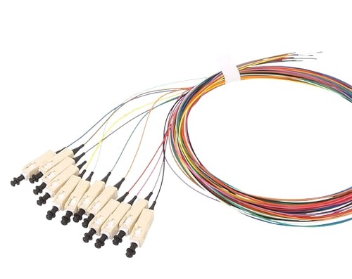 12x optic fiber pigtail - fiber, om2
