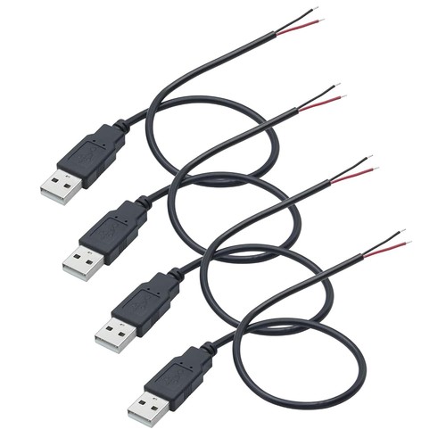 Usb pigtail kabel 30cm 22awg - pigtail-kabel,