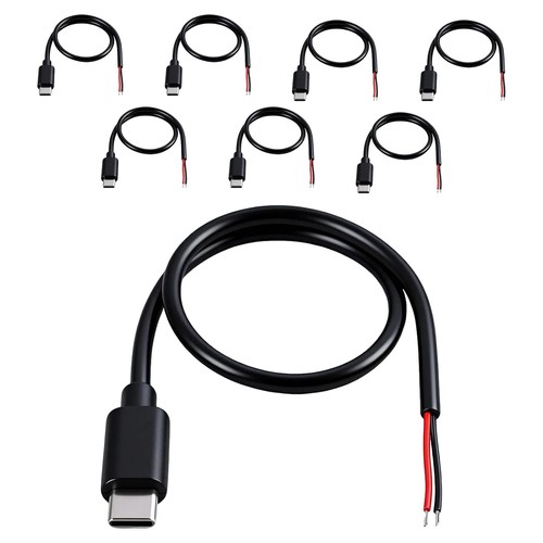 8pcs usb typ pigtail 30cm - 8pcs,