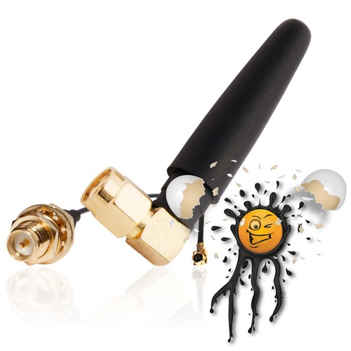 Wlan wifi antenne mit - antenne, 90°